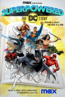 Постер сериала «Супергерои: История DC»
