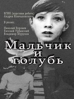 Постер: Мальчик и голубь