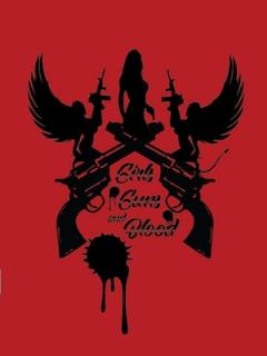 Постер: Girls Guns and Blood