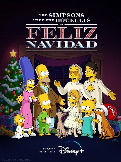 Постер фильма «Симпсоны знакомятся с Бочелли в Фелис-Навидад»