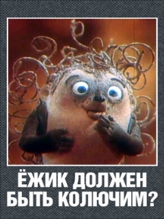 Постер: Ежик должен быть колючим?